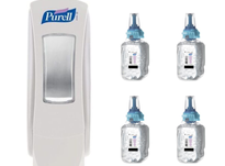 Dozownik do dezynfekcji rąk PURELL ADX 700 ml plastik biały - 7