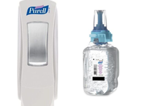 Dozownik do dezynfekcji rąk PURELL ADX 700 ml plastik biały - 6