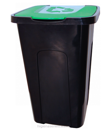 Kosz do segregacji SORTA 50L zielony