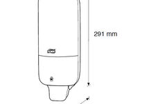 Dozownik do mydła w płynie Tork 1000 ml biały - 4
